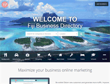 Tablet Screenshot of fijiyp.com